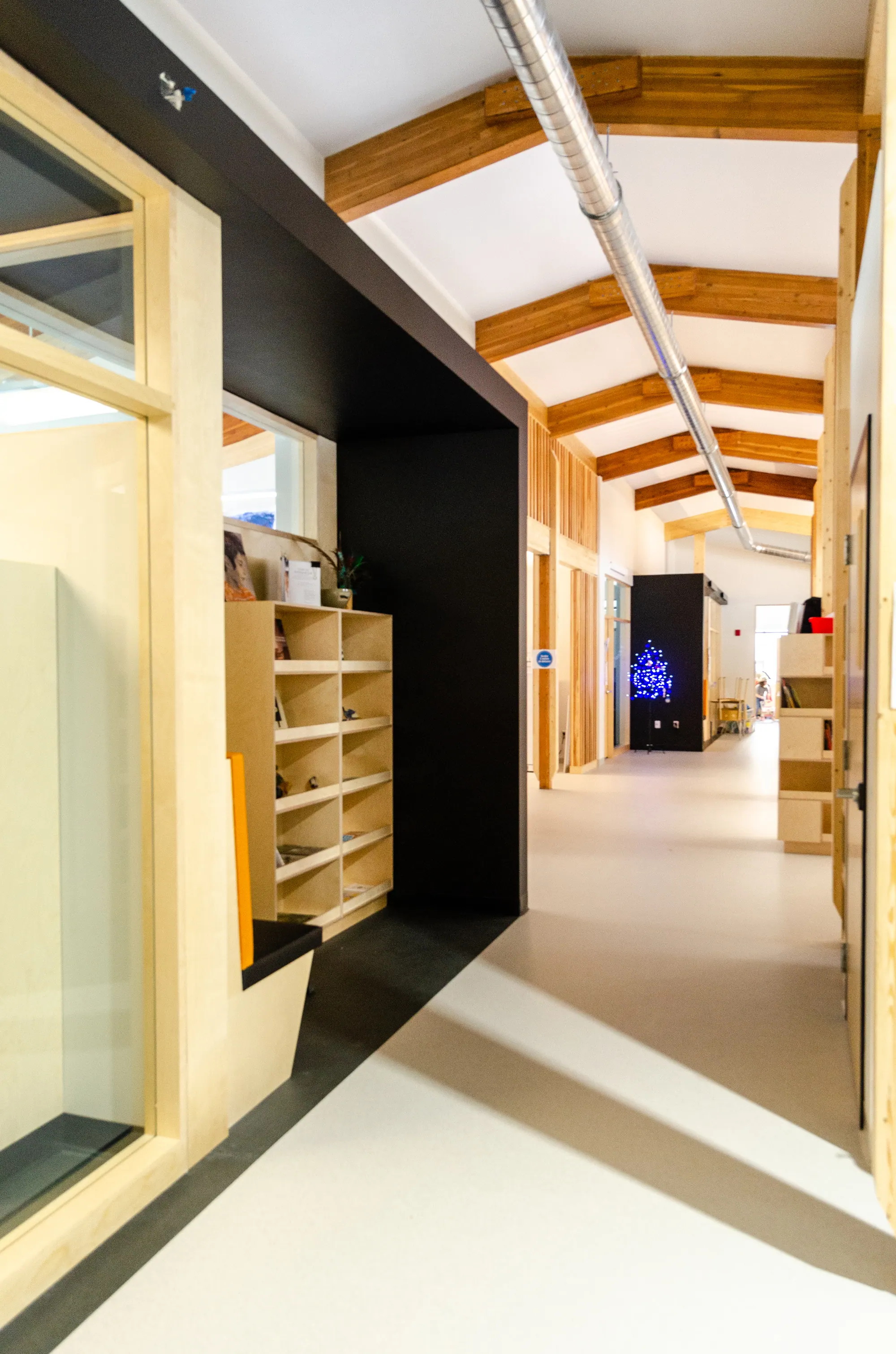 École du Vallon — Réaménagement intérieur complet de l’école primaire du Vallon.